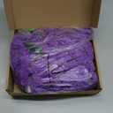 WEISPARK Fake Hanging Flowers  12 Pieces 3.75 Feet/Piece Artificial Wisteria Vine Ratta Hanging Garland Silk Flowers for Home Party Wedding Decor (Purple)