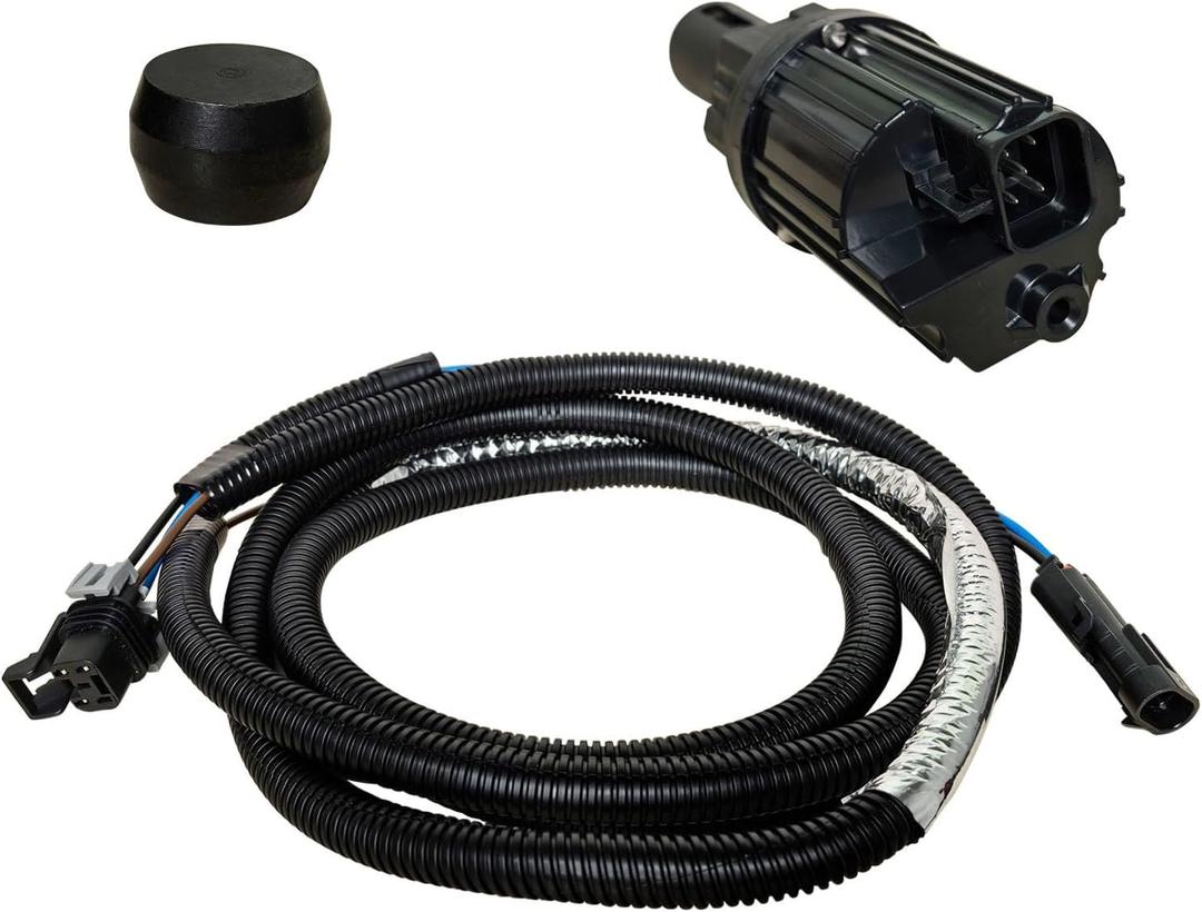 4WD Actuator Kit Compatible with Chevrolet & GMC Blazer, Tahoe, Yukon, K1500/2500/3500 (1988-1996) - Direct Replacement for OEM 600-490, Thermal Actuator & 4WD Harness 26060073, 88959465