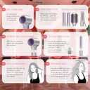 5 in 1 Hot Air Styler- Blowout Brush Hair Dryer Set for Salon Blowouts, Smooth Curls, Volumizing and Straightening, Professional Hair Styler Set, Anti-Frizz, Compact Design with Travel Bag