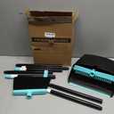 Upgrade Broom and Dustpan Combo Set, Extendable 52" Long Handle Broom for Easy Sweeping, Self-Cleaning Dust pan Teeth for Pet Hair, Perfect for Home, Kitchen, and Office