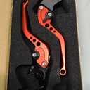 Short Brake Clutch Levers for CBR500R/CB500F/X 2013-2021,GROM 2014-2023,CBR250R 2011-2013,CBR300R CB300F/FA 2014-2022,CB400F/CB400R 2013-2020-Red