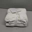 Levtex Home - Mills Waffle - Euro Sham (Set of Two) - Cream - Sham Size (26x26in.), No Insert