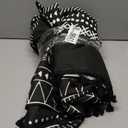 ColorBird Boho Curtains Black for Bedroom Room Darkening 84 Inches 2 Panles Farmhouse MCM Western Striped Aztec Window Treatment Patterned Drapes for Living Dining Room Closet Boho Chic Decor