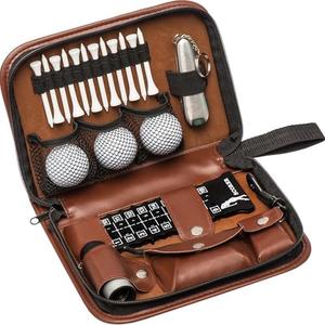HIRQUITICKE Golf Gift Sets for Men & Women with Accessories Set & Case, Balls, Rangefinder, Tees, Brush, Multifunctional Divot Knife, Scorer, Ball Clamp