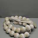 Suncalla 9 ft Extra Large Christmas Velvet Ball Garland Christmas Ornament 2.8 Inch Beads Xmas Hanging Ball Garland Decor for Tree Fireplace Mantel Holiday Party Indoor Outdoor(White)