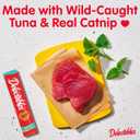 Delectables Squeeze Up Tuna with Catnip Creamy Squeezable Puree, Lickable Wet Cat Treats, Grain Free, No Added Fillers, No By-Products, No Added Preservatives, 0.5 Ounces Tube, 64 Tubes Total (EXP 05/20/27)