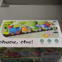 Funwee Steam Track Train Set for Toddlers, Magnetic Connection Train Toys w/Lights & Sounds, Electric Cartoon Choo Choo Train, Toy Train Christmas Birthday Gift for Toddlers 2 3 4 5+ Boy Girl (Blue)