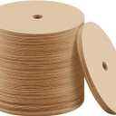 300 Count Percolator Coffee Filters, 3.75in Natural Unbleached Disposable Coffee Filter Disc Coffee Filters for Percolators Camping Coffee Pot Home Office Use