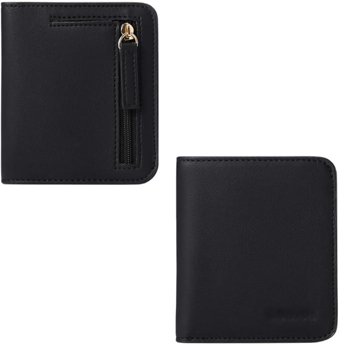 RFID Colorful PU Leather Women's Zipper Wallet Card Holder
