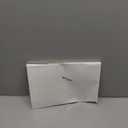 Jutom 72 Pcs Chenille Letter Patches Iron on Letter Number Patches Self Adhesive Chenille Embroidered Decals for Clothing (White with Silver Edge)