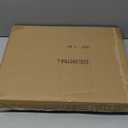 SwallowLiving Farmhouse Wood Riser for Display Decorative, Rustic Shabby Chic Tray for Kitchen Counter, Coffee Bar Table, Dining Room, Wooden Rectangle Beaded Pedestal Stand for Food, Natural