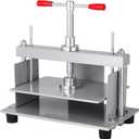 VEVOR Manual Paper Press Machine, 12x8.6 inch for A4 Sized Papers Flatting Machine, 10cm Thickness Steel Frame Manual Flat Paper Press Machine, Papermaking Book Press, 14.6 x 8.7 x 12.9 in
