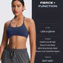 Aoxjox Women's Workout Sports Bras Fitness Trinity Ivy Low Impact Bra Yoga Crop Tank (M)
