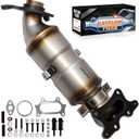 Front Catalytic Converter Compatible with 2006 2007 2008 2009 2010 2011 Honda Civic L4 1.8L Catalytic Convertor EPA Compliant 16448