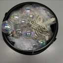 DIY Bubbling Cauldron Set, Halloween Decorations Indoor, Black Plastic Bowl Glowing Bubble Witch Prop Halloween Party Decoration, Spooky Vintage Decor for Home Kitchen Room Party Table