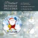 2 x FA La La Lob Pickleball Ornament 2025  Funny Santa Holiday Tree Decoration for Pickleball Players, Unique Pickleball Gift for Men, Women, Coaches, Teammates, and Fans  Ornament Keepsake