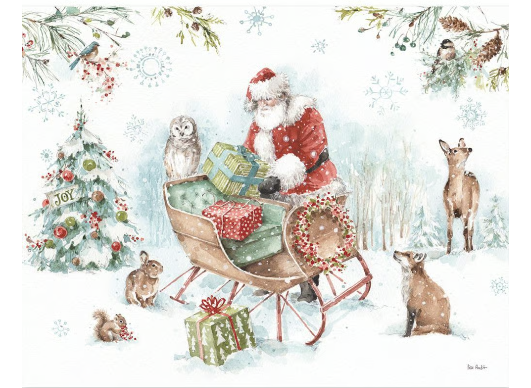 Magical Holiday Boxed Christmas Cards (18 pack) w/ Decorative Box by Lisa Audit Magical Holiday Boxed Christmas Cards (18 pack) w/ Decorative Box by Lisa Audit