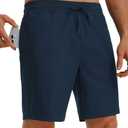 M MAELREG Mens Athletic Shorts with Zipper Pockets 7"/ 9" Lightweight Quick Dry Sports Gym Workout Running Shorts, 2XLx7