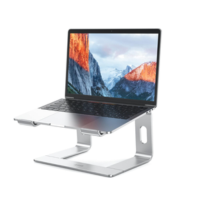 BESIGN LS03 Aluminum Laptop Stand, Ergonomic Detachable Computer Stand, Riser Holder Notebook Stand Compatible with Air, Pro, Dell, HP, Lenovo More 10-15.6" Laptops, Silver