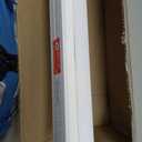 BlindsAvenue No Drill Cordless Pleated Fabric Shades, White, 27.5"W x 64"H