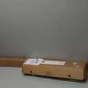 Ivilon Drapery Treatment Window Curtain Rod - Acrylic Ball 1 inch Pole. 48 to 86 Inch. Warm Gold