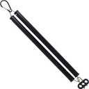 25" Double Tender Spring Kit Heavy Duty ABS Air Line Hose Tracker Tender Kit with 3 Hose Holders for Semi Truck Trailer Tractor