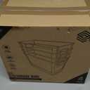 ClearSpace Modern Plastic Storage Bins with Lids  Perfect Kitchen Organization or Pantry Fridge Organizer, 4 Pack, 12.5" x 6" x 7", 9L Capacity Each, BPA Free, Stackable