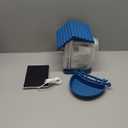 Bird Feeder with Camera Solar Powered,2.5K HD Video Bird House Live View,Smart AI Bird Species Identification for Outside Garden,Birds Bath,Ideal Gift for Birds Lover,Hummingbird (Blue)