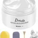 Leather Recoloring Balm, Leather Color Restorer Conditioner, Leather Restorer for Couches Paint, Leather Scratch Remover, Scratch Leather Faded Repair Kits for Vinyl Furniture (White, 75ML)