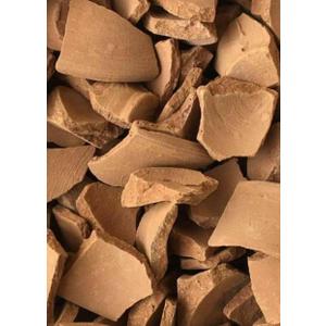 Baked Edible Red Clay Chunks, Crispy Clay Chips, Roasted Clay,Natural Edible Clay Chunks,Baked Red 7oz (200g)