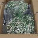 Artificial Campanula with White Bellflower Garden Accents, Set of 2, 22 Inches with Metal Stands, Faux Ornamental Grass Decor for Outdoor Lawn & Patio