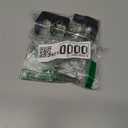 TEHAUX 2pcs Aluminum C Clamp, Black Heavy Duty C-Clamp Base Stand Mounting Accessory Adjustable Work Surface Mounting Screw Clamps Bracket for Tables Desk Woodworking - 9X5.5X3.5cm/3.54X2.16X1.37inch