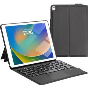 iPad 9.7 Keyboard Case with Touchpad & Built-in Stand, Bluetooth Wireless for iPad 6th 2018/5th Gen 2017, Air 2, Pro 9.7, Ultra-Light 423g