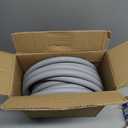 1/2inch 50ft Liquid-Tight Conduit and Connector Kit, Flexible Non Metallic Liquid Tight Electrical Conduit Kit with 5 Straight and 3 90-Degree Connector Fittings,1/2 in. Dia