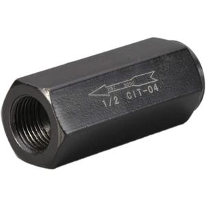 Hydraulic Check Valve 1/2" NPT Pump Oil 3000psi no Return Valve Single Way (1/2")