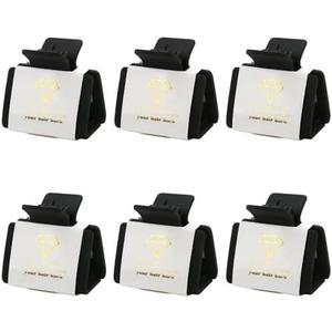 Loanzeg 8pcs Bridesmaid Proposal Gifts 4.1 Inch Square Set of 8 Bachelorette Hair Claw Clips ideas Bridal Shower Gift for Wedding Party Favors (6pcs Small White&Black) Pack of 3