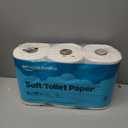 Amazon Basics 2-Ply Soft Toilet Paper, 6 Rolls (1 Pack of 6), Equivalent to 37 Regular Rolls