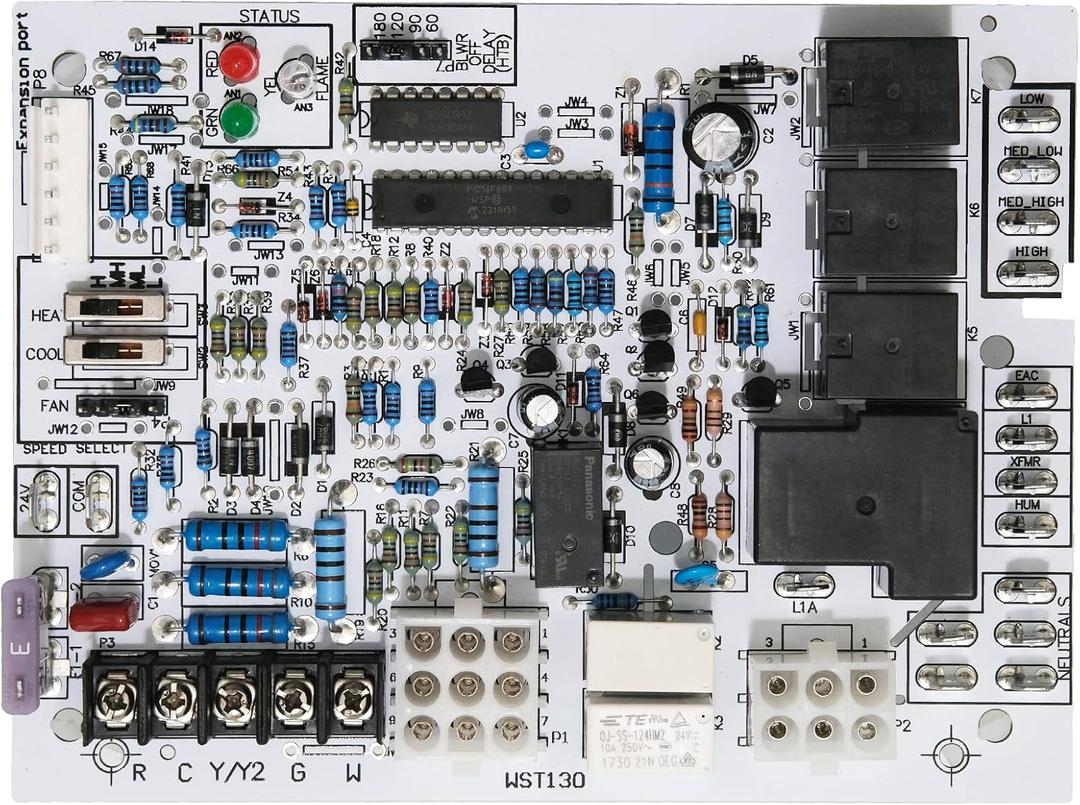 Furance Control Board 920915 Replace for 624742 and 904840 Control Board, Control Board for Single-Stage Gas Furnace