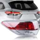 Brake Tail Light Rear Lamp Assembly Left Driver Side Compatible with 2014-2016 Toyota Highlander 81550-0E100 TO2805120
