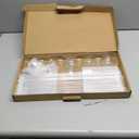 YALLOVE Clear Acrylic Tabletop Balloon Stand Kit, 15.75 Inch 10 pack Ballon Stick Holder with Base for Centerpiece Party Decoration (Balloons Not Included)