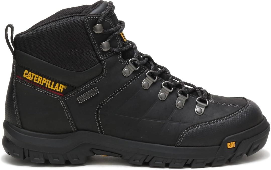 CAT Men's Threshold Waterproof Soft Toe Work Boot (10.5, Black)