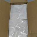 500 PCS Napkins 2 Ply 4.9" X 4.9" Plain White Beverage Napkins Disposable Four Fold Cocktails Paper Napkins folded