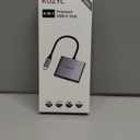 USB C to Dual HDMI Adapter 4K@30Hz, KOZYC USB C Hub Multiport Adapter with 2xHDMI, USB 3.0, 100W PD, Support USB C to HDMI Splitter Extended Display for MacBook Pro (MST is not Supported on MacOS)