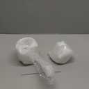 Butterfly Glass Cup with Lid and Straw Vintage French-style Glasses with Vertical Stripes Tea Cup Coffee Mug for Hot and Cold Beverages Juice, Cocktail, Whiskey, Milk(Pink)