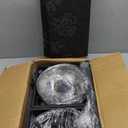 Elevated Dog Bowl Stand for Medium/Large Dogs with Slow Feeder & Mat, Adjustable Height 3.9'',5.5'',7.1'',8.7'',10.2'',11.8'', 58oz Raised Triple Dog Food Water Bowls