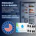 FRESH AF-1 Refrigerator Air Filter Replacement for Frigidaire - Compatible with Models: AF-1, FRGPAAF1, RAF-1 - Advanced Carbon Filter Technology - (3 Pack) Air filter by MIST