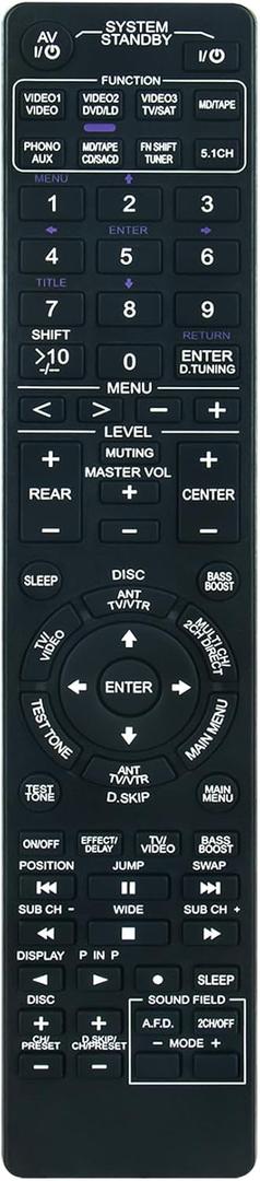 RM-U303 RM-U305 Replace Remote Applicable for Sony Stereo Receiver STR-DE335 STR-V323 STR-SE391 STR-DE475 STR-DE675 STR-DE575 HT-DDW830 STR-K502P STR-K502 HT-5100D STR-DB870 STR-DB1070 STR-K402