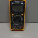 DT-9208A Digital AC/DC Multimeter Temperature Tester Current Meter Tester LCD Display Voltage Amp Ohm Tester Meter Multimetro (Color : Yellow)