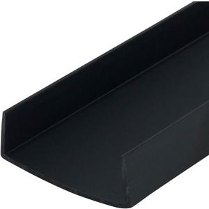 Outwater Plastics Black 1-1/2'' Styrene Plastic U-Channel/C-Channel 48 Inch Lengths (Pack of 3) Outwater Plastics Black 1-1/2'' Styrene Plastic U-Channel/C-Channel 48 Inch Lengths (Pack of 3)