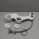 LUXE Bidet NEO 120 - Single Nozzle, Self-Cleaning, Non-Electric Bidet Attachment for Toilet Seat, Adjustable Water Pressure, Rear Wash (White)